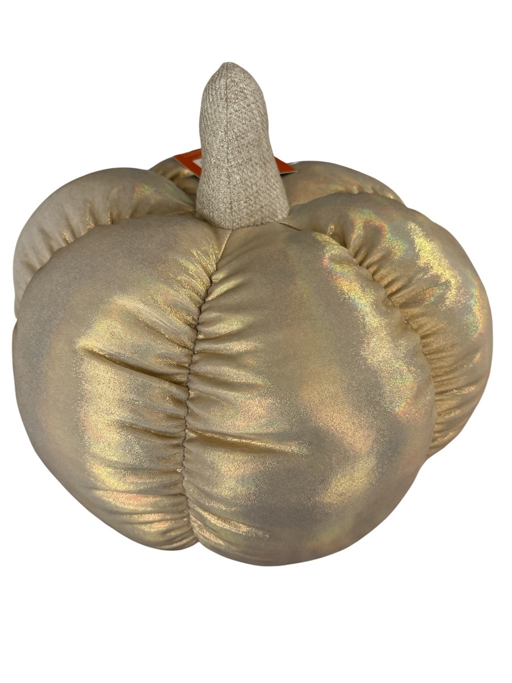 Kohl's Shimmery Gold Velvet Pumpkin Pillow